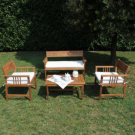 Gartenlounge Bali mit Kissen - Magazzini Cosma