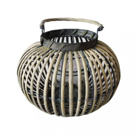 Linterna de mimbre GABRIELLE