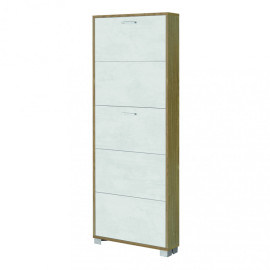 A755NSOS SCARPIERA 5 ANTE P.18 NOCE STELVIO E OSSIDO BIANCO