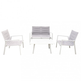 Gartenlounge Illinois 2 P grau - Magazzini Cosma