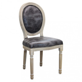 Constance Chair HF807216 Classic in wood and eco-leather