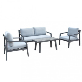 Salon de jardin Fiji 2 P avec coussins - Magazzini Cosma