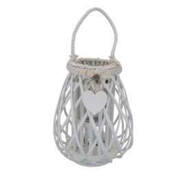 MIREILLE decorative lantern in wicker