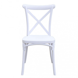 Klassischer Stuhl aus Polypropylen SHELLY für Innen- und Außenbereich