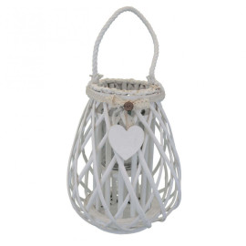 Linterna alta moderna SUZANNE con cinta de encaje