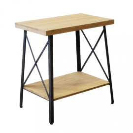 AUBERON iron and wood console table