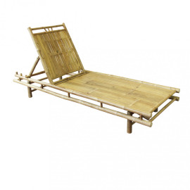Chaise longue en bambou MARTINI de jardin