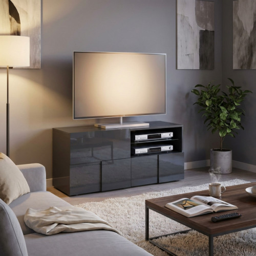 20 23 08 - 01 BASE TV PICCOLA GRIGIO LUCIDO LORENZO