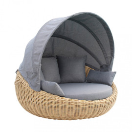 Conchiglione Manila Ø 170 × 94 cm – élégant salon rond pour extérieur