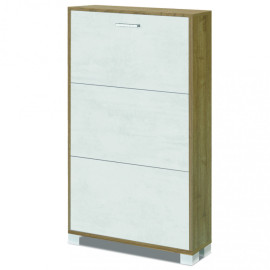 A753NSOS SCARPIERA 3 ANTE P.18 NOCE STELVIO E OSSIDO BIANCO