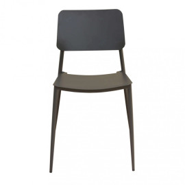 Moderner stapelbarer Stuhl mit Metallstruktur VEGA