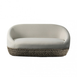 Sofá de exterior Lafayette 2 plazas con cojines