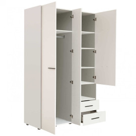 Armoire Leon blanc mat