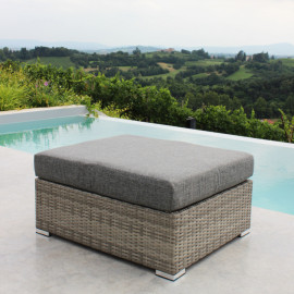 Reposapiés de mimbre COPACABANA para exterior