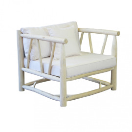 Klassischer Sessel aus Teakholz MARTINEZ