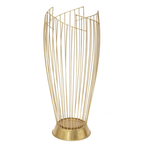 Portaombrelli FASHION GOLD in metallo dorato CM Ø 28X69 by Mauro Ferretti
