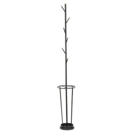 Umbrella stand APP/CLOTHES-P/UMBRELLAS GLAM BLACK Ø 26X176 cm Mauro Ferretti