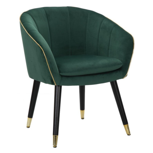 Poltrone Fisse POLTRONA PARIS VERDE/GOLD CM 62X58X78 Mauro Ferretti