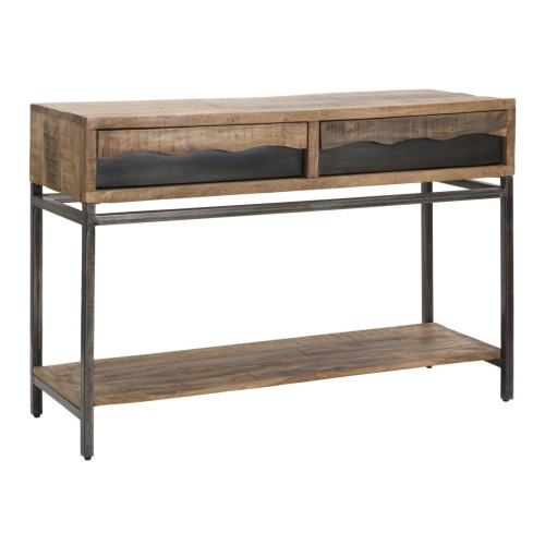 Consolle YELLOWSTONE in legno massello di acacia nilotica da 118cm by Mauro Ferretti