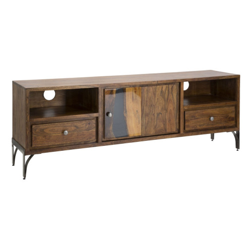 Porta TV in legno MUSTANG con ante e cassetti CM 175X40X60 by Mauro Ferretti