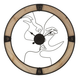 Orologi OROLOGIO DA MURO COUPLE CM Ø 60X3 Mauro Ferretti