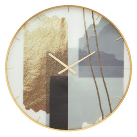 Orologi OROLOGIO GLASS MOTIF CM Ø 80X5 Mauro Ferretti