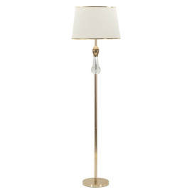 BRATISLAVA Floor Lamp in Golden Metal CM Ø 45X165 by Mauro Ferretti
