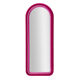 CLOE Mirror with Fuchsia Velvet Frame CM 60X4X160 Mauro Ferretti