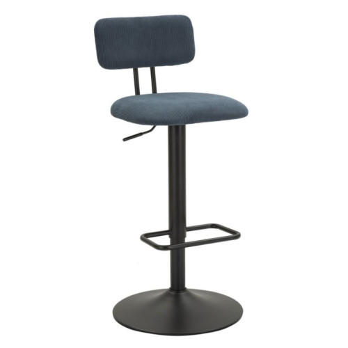 Sgabelli Alti SGABELLO BAR LIGHT NAVY CM 41X47,5X85-106,5(SEDUTA CM 61-83) Mauro Ferretti