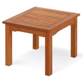 Tavolino in legno massello da esterno 50x50