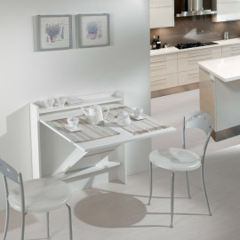 Console murale en bois ouvrante Maconi Living