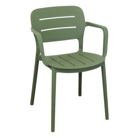 Stapelbarer Armlehnstuhl GISELLE aus Polypropylen