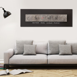 Orologio moderno da parete Minuti Secondi Pintdecor