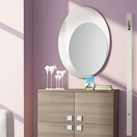 Spiegel mit Rahmen aus geätztem Kristall Maconi Family