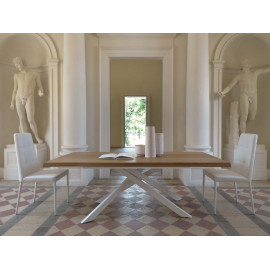 Mesa grande fija de madera Friulsedie Boston