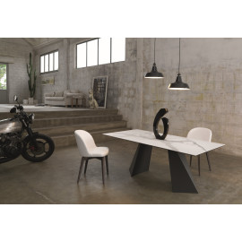 Mesa Portland fija de vidrio Friulsedie