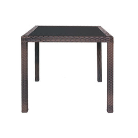 Mesa de exterior con tablero de vidrio templado Central Park