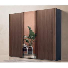 Schiebetürenschrank 3-türig Kollektion Zenit Rugiada Le Fablier