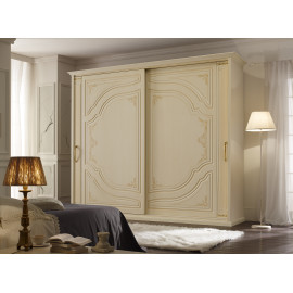 Two-door sliding Magnolia wardrobe