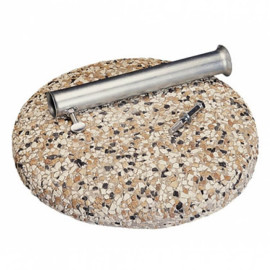 Großer Sockel 55 kg mit Rohr Ø 60 DG