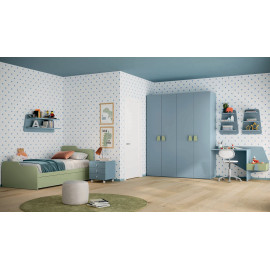 Cameretta completa con doppio letto Volo Collection C301