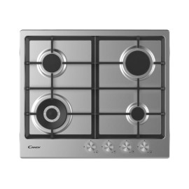 Candy  PIANO DA 60CM   GRIGLIE IN GHISA  4 FUOCHI  (SPECIAL BURNER FRONTALE) DOPPIA CORONA 4KW PIANO COTTURA 60CM CHG6BF4WPX 33802028