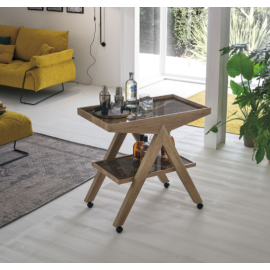 Carrello Arrow portavivande in metallo con ruote Target Point