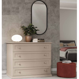 Commode classique 4 tiroirs Woody