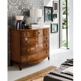 Commode classique courbée style anglais Stella Le Fablier