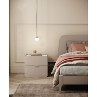 Design bedside table with central handle Colombini Casa Label