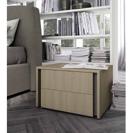 Comodino moderno con presa laterale Colombini Casa Chic