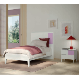 Nachttisch Split Volo Collection mit lackiertem Einsatz