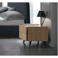 Modern wooden bedside table Colombini Casa Tower