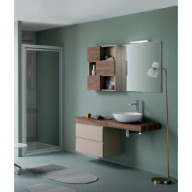 Modern bathroom composition of 130cm ArBi Bathroom 11J